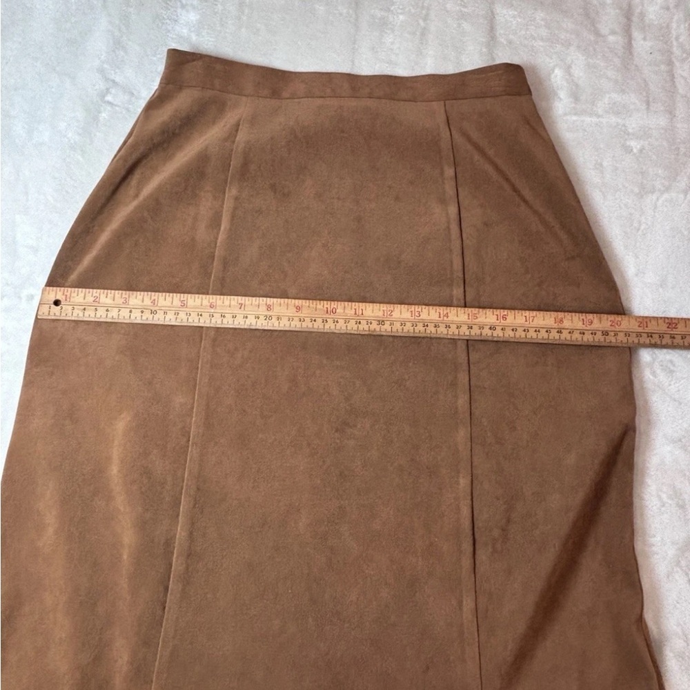 Elegant Brown A-Line Women's Skirt - Picture 9 of 10
